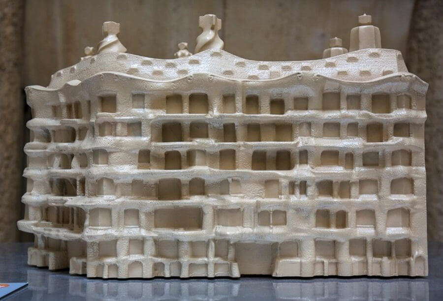 Model of La Pedrera - Casa Milà